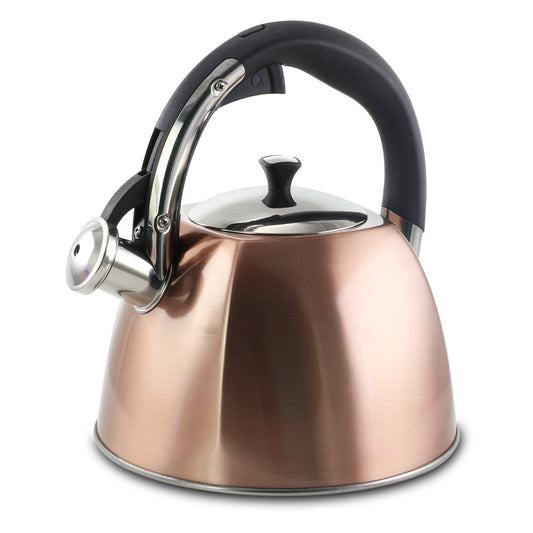 Mr Coffee Belgrove 2,5 Quart Pfeifender Teekessel aus Kupfer