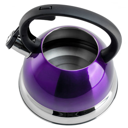 Mr. Coffee Flintshire 1,75 Quart Pfeifender Teekessel für den Herd in Lila – 1,75 Quart