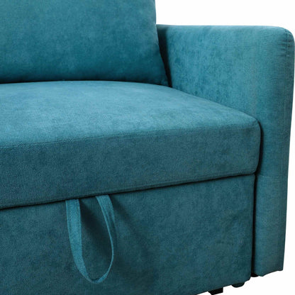 Multi-Function Foldable Fabric Sofa Bed
