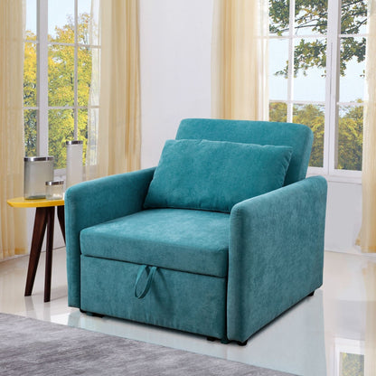 Multi-Function Foldable Fabric Sofa Bed