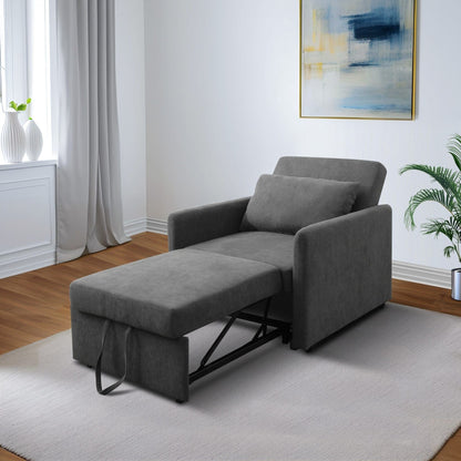 Multi-Function Foldable Fabric Sofa Bed