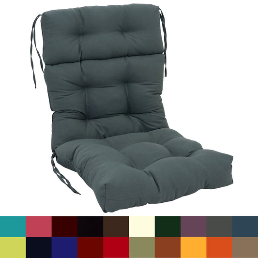 Mehrteiliges getuftetes Sitz-/Rückenkissen aus Twill (mehrere Größen)