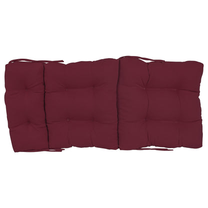 Mehrteiliges getuftetes Sitz-/Rückenkissen aus Twill (mehrere Größen)