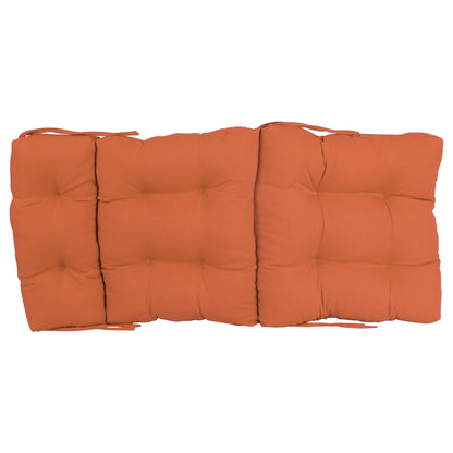Mehrteiliges getuftetes Sitz-/Rückenkissen aus Twill (mehrere Größen)