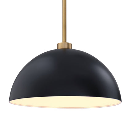 Nathan James Percy, moderne 2-flammige Pendelleuchte, Hängelampe mit Metallschirm und verstellbarem Kabel