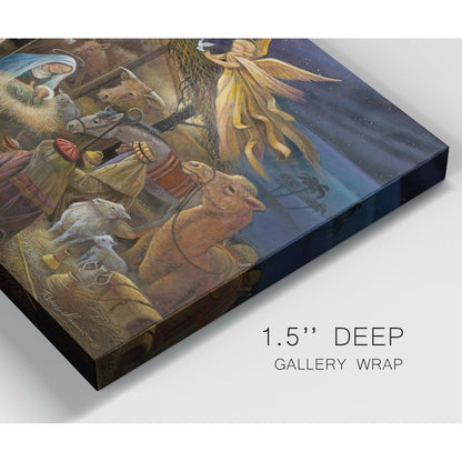 Krippe – Premium-Galerie-Leinwand – fertig zum Aufhängen