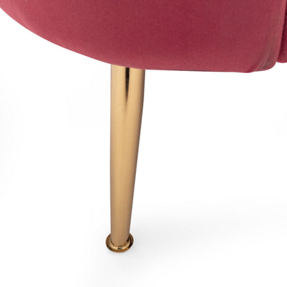 Natural 76.25 Samt-Kanalsteppung 3-Sitzer-Sofa mit Metallbeinen für das Wohnzimmer