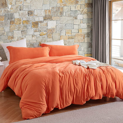 Natural Loft King Solid Bettbezug-Set