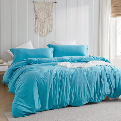 Natural Loft King Solid Bettbezug-Set