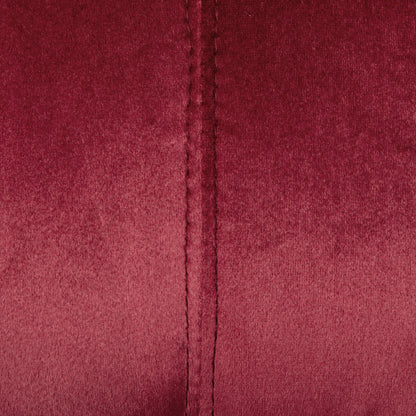 Natural Velvet Channel Stitched 3-seater Sofa with Metal Legs
