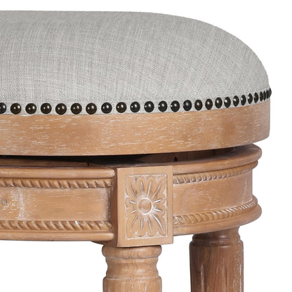 New Ridge Home Goods Chapman Barhocker, rückenfrei, drehbar, 26 Zoll, Thekenhöhe – Thekenhöhe