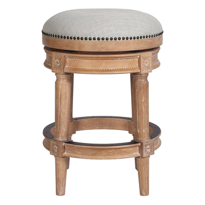 New Ridge Home Goods Chapman Barhocker, rückenfrei, drehbar, 26 Zoll, Thekenhöhe – Thekenhöhe