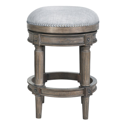 New Ridge Home Goods Chapman Barhocker, rückenfrei, drehbar, 26 Zoll, Thekenhöhe – Thekenhöhe