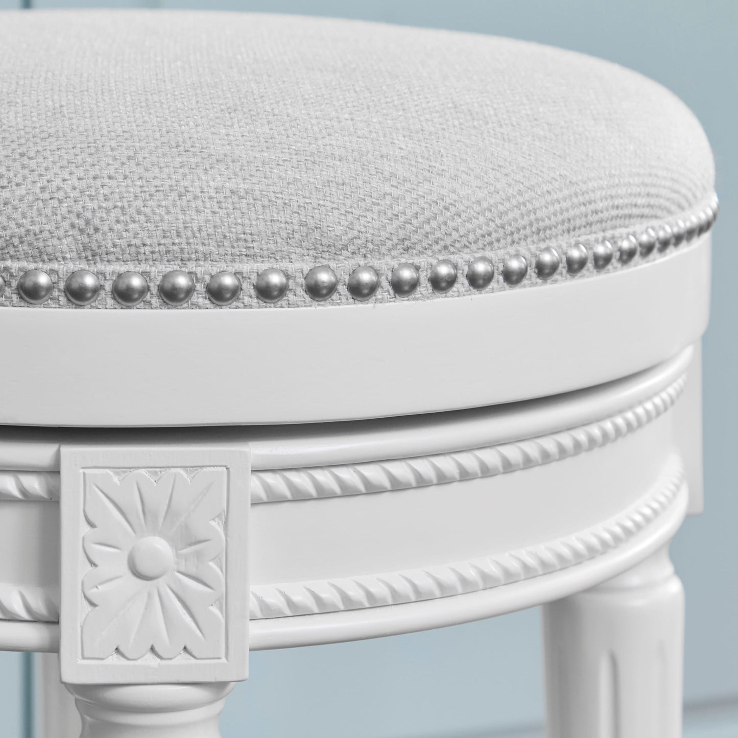 New Ridge Home Goods Chapman Barhocker, rückenfrei, drehbar, 26 Zoll, Thekenhöhe – Thekenhöhe