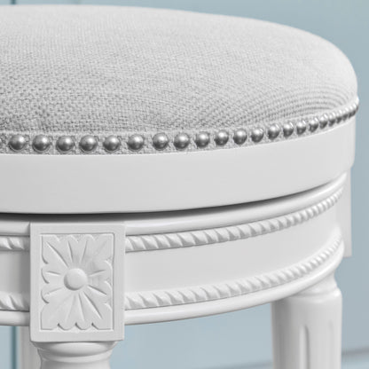 New Ridge Home Goods Chapman Barhocker, rückenfrei, drehbar, 26 Zoll, Thekenhöhe – Thekenhöhe