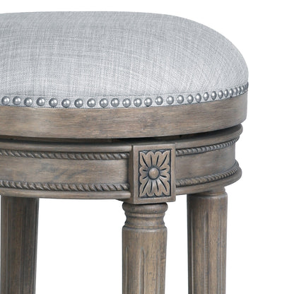 New Ridge Home Goods Chapman Barhocker, rückenfrei, drehbar, 26 Zoll, Thekenhöhe – Thekenhöhe