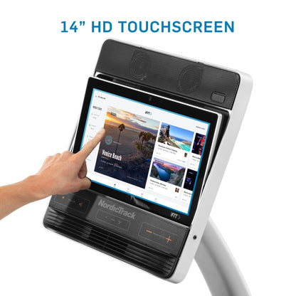 NordicTrack Commercial Series R35; iFIT-fähiges Liegeergometer mit 14-Zoll-Touchscreen