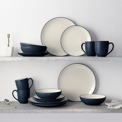 Noritake Colorwave 16-teiliges Coupe-Geschirrset, Service für 4