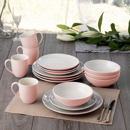 Noritake Colorwave 16-teiliges Coupe-Geschirrset, Service für 4