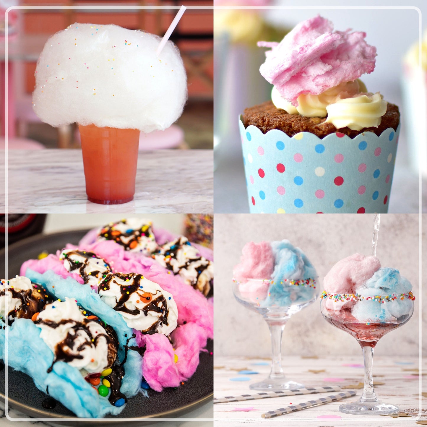Nostalgie FSCC8 Zuckerwatte-Party-Set