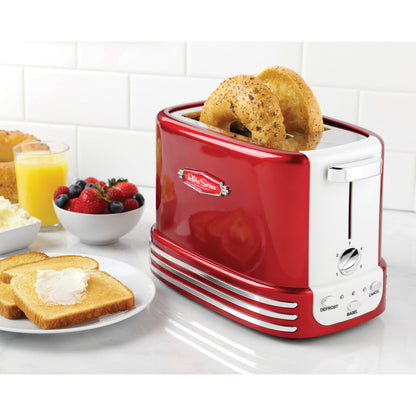 Nostalgie-Retro-Bagel-Toaster für 2 Scheiben