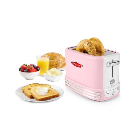 Nostalgie-Retro-Bagel-Toaster für 2 Scheiben