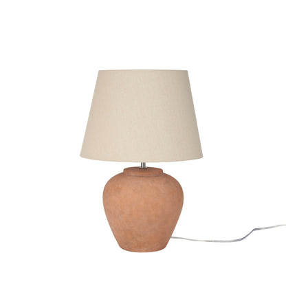 Nourison 20 Rustikale Keramiktopf-Tischlampe