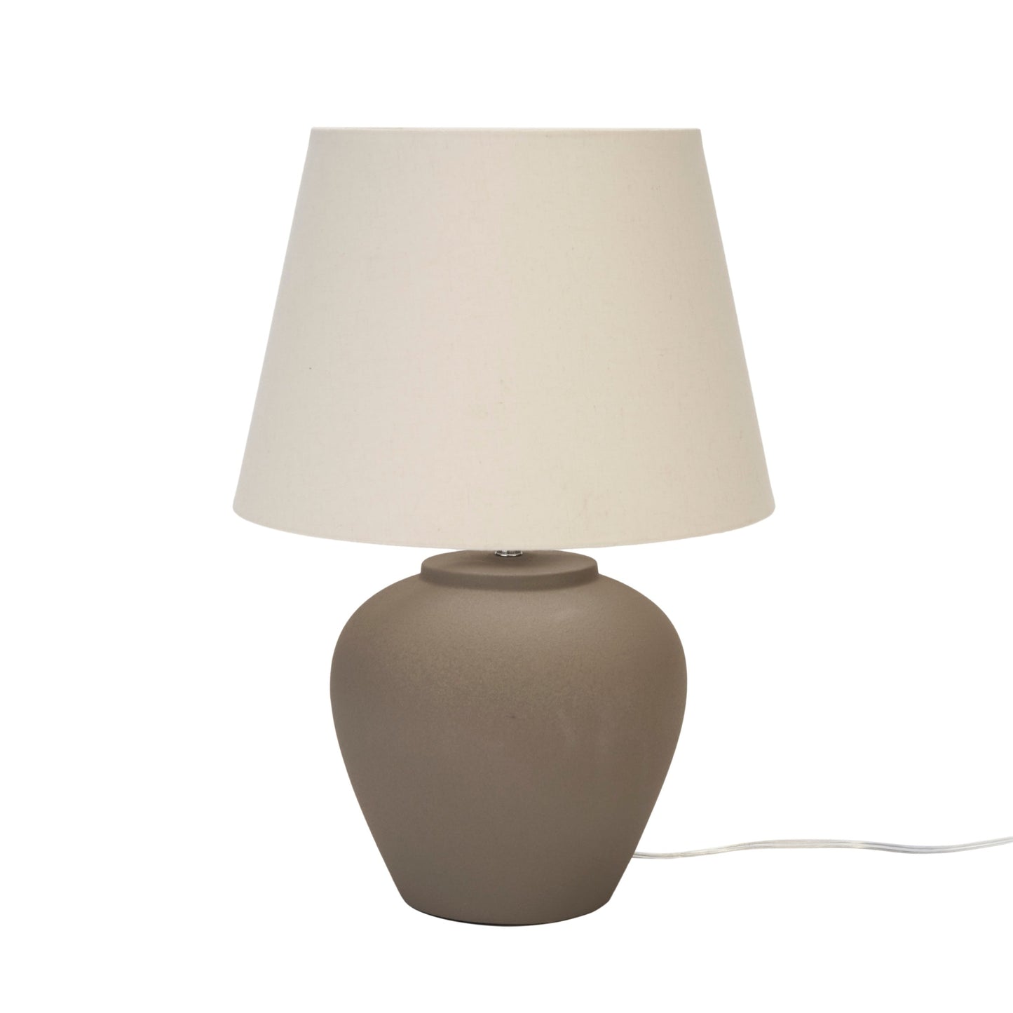 Nourison 20 Rustikale Keramiktopf-Tischlampe