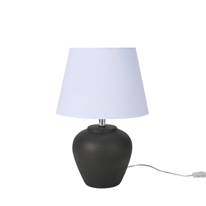 Nourison 20 Rustikale Keramiktopf-Tischlampe
