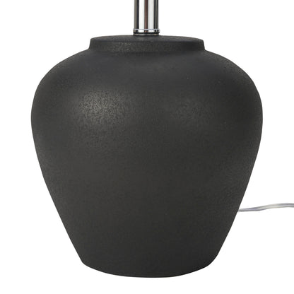 Nourison 20 Rustikale Keramiktopf-Tischlampe