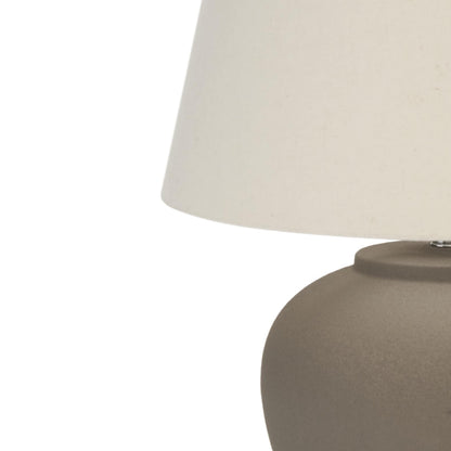 Nourison 20 Rustikale Keramiktopf-Tischlampe