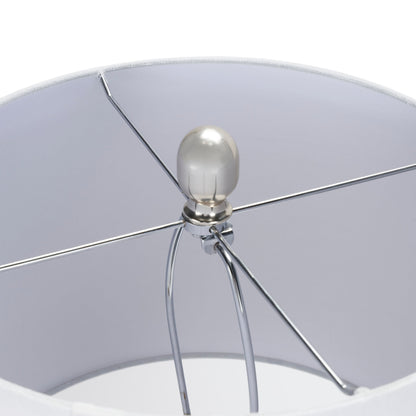 Nourison 23 Tischlampe aus unglasierter Keramik im Glas