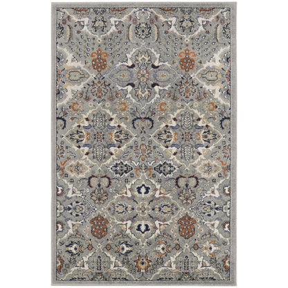 Nourison Allur Moderner Boho-Teppich mit Blumenmedaillon