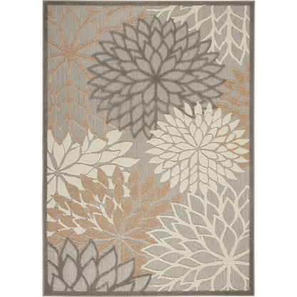 Nourison Aloha Floral Moderner Teppich für drinnen und draußen