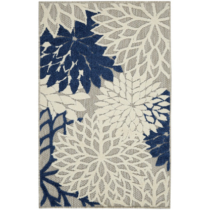 Nourison Aloha Floral Moderner Teppich für drinnen und draußen