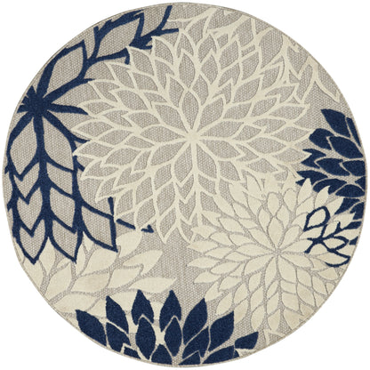 Nourison Aloha Floral Moderner Teppich für drinnen und draußen