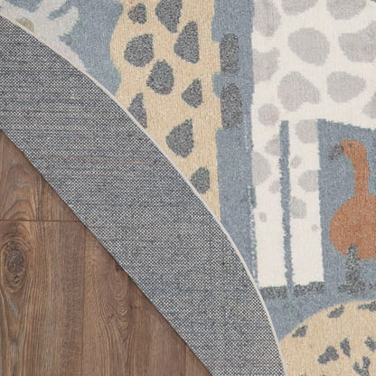 Nourison Astra – maschinenwaschbarer Teppich mit Tiermuster
