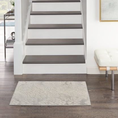 Nourison Elation Damask Pattern French Country Area Rug