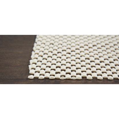 Nourison Grid-Loc rutschfeste, gepolsterte, nicht klebende Teppichunterlage – Elfenbein