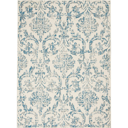 Nourison Jubilant Vintage Farmhouse Damask Area Rug