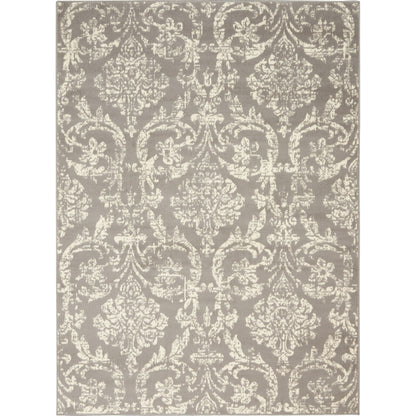 Nourison Jubilant Vintage Farmhouse Damask Area Rug