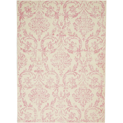 Nourison Jubilant Vintage Farmhouse Damask Area Rug