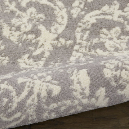 Nourison Jubilant Vintage Farmhouse Damask Area Rug