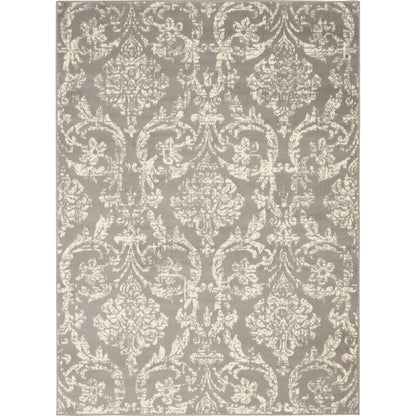 Nourison Jubilant Vintage Farmhouse Damask Area Rug