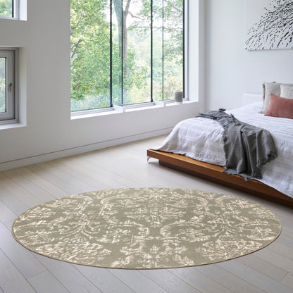 Nourison Jubilant Vintage Farmhouse Damask Area Rug
