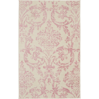 Nourison Jubilant Vintage Farmhouse Damask Area Rug