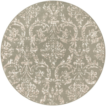 Nourison Jubilant Vintage Farmhouse Damask Area Rug