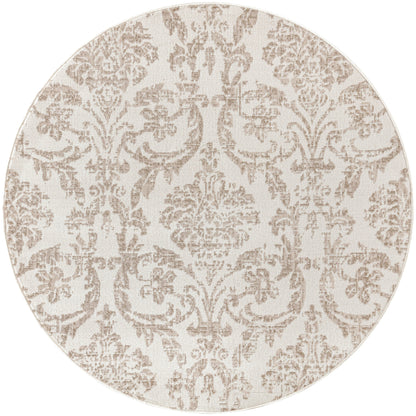 Nourison Jubilant Vintage Farmhouse Damask Area Rug