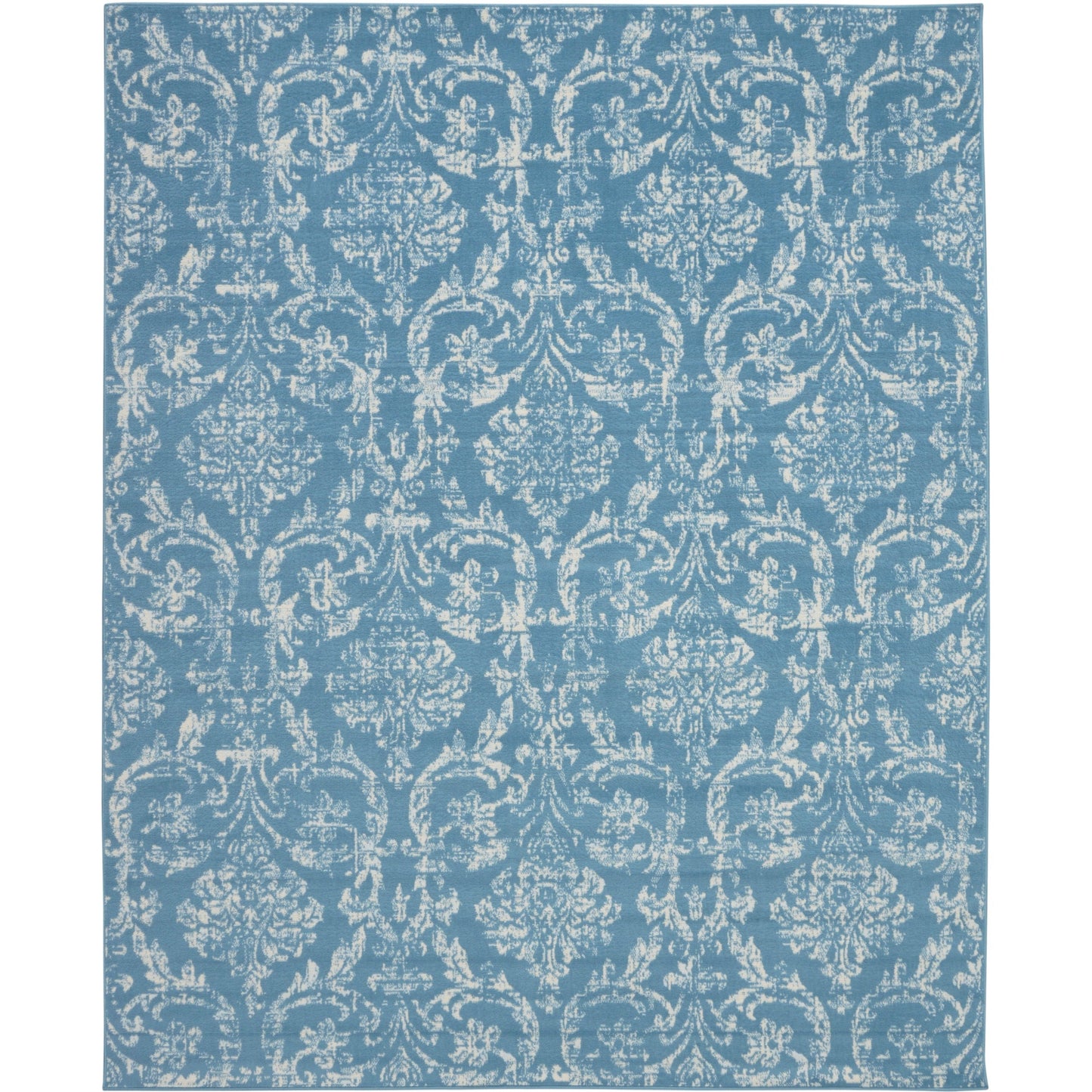 Nourison Jubilant Vintage Farmhouse Damask Area Rug