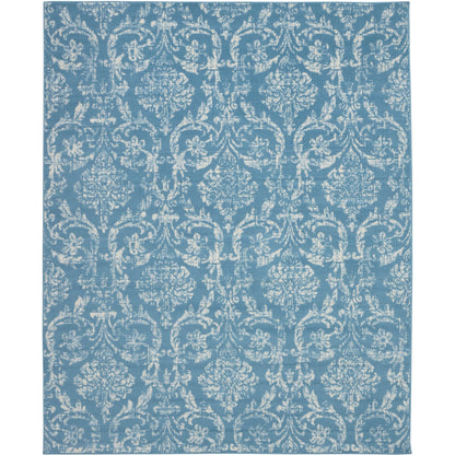 Nourison Jubilant Vintage Farmhouse Damask Area Rug
